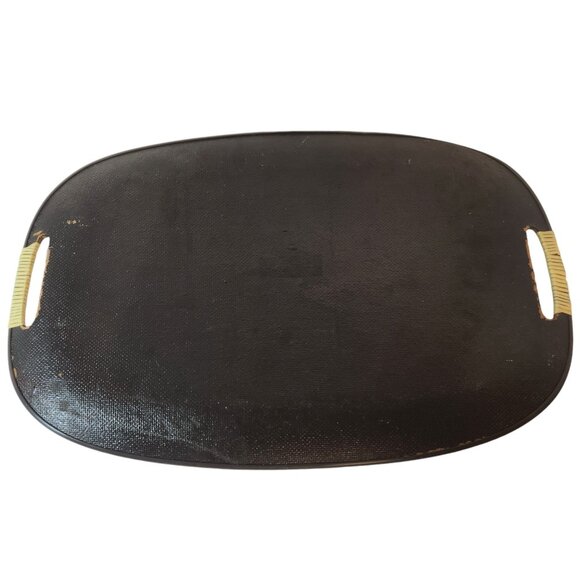 Hawaii 50th State Vintage Serving Tray Aloha D Large Green Tilso Fiberglass - Picture 8 of 10